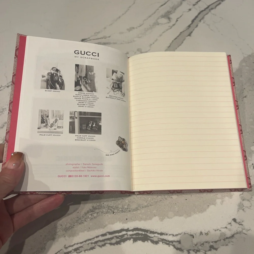 New Gucci My Scrapbook with Red and Beige GG Design - Picture 2 of 6